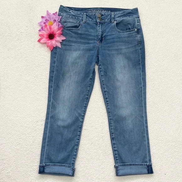 American Eagle Artist Crop Jeans - Picture 2 of 13